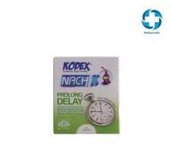 کاندوم کدکس KODEX مدل PROLONG DELAY بسته 3 عددی
