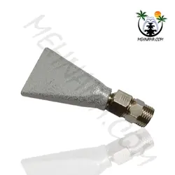 نازل برگه ای ۱/۲ اینچ آلومینیومی پایه برنجی