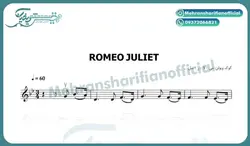 نت آهنگ رومئو و ژولیت برای ویولن - آموزش ویولن