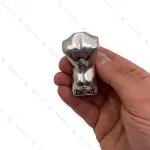 خنک کننده نوشیدنی طرح مانکن زن و مرد نقره ای