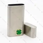 ست جعبه سیگار برگ استیل با کاتر سیگار برگ