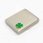 ست جعبه سیگار برگ استیل با کاتر سیگار برگ