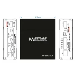 آمپلی فایر Audio System Germany سری ۱channel M-300.1 MD -M