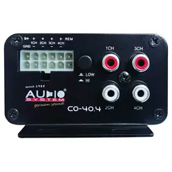 آمپلی فایر سری Audio System GERMANY-4channel-CO series(CO_40.4 amp) Amplifire -CO