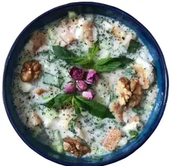 آبدوغ خیار مغزدار(پرس دو نفره )