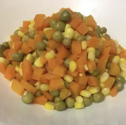 کوکتل سبزیجات بخارپز(نیم کیلویی)