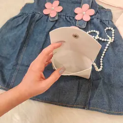 لباس کودک ست سه تکه درجه یک وارداتی کیفیت اورجینال شامل سارافون لی و شومیز صورتی و کیف مناسب دو تا شش سال