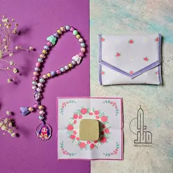 جانماز جیبی دخترانه|طرح بهارناز