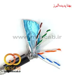 کابل شبکه Cat6 SFTP تمام مس اوت دور تک جکت