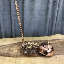 اسپند دود کن دسته مسی مدل خورشیدی