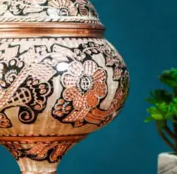 ظرف شکلات خوری نقره کوب