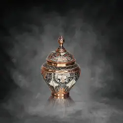 شکلات خوری کوزه ای نقره کوب