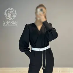 کمربند مجلسی زنجیری سفید