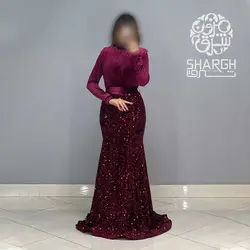 ماکسی پوشیده مدل ماهی دامن پولک