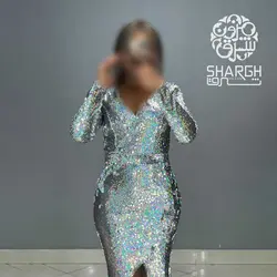 ماکسی پولک دورو یقه هفت