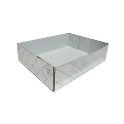 زیری جعبه شیرینی سایز ۱۸×۲۳ مدل سه ربع کیلویی دیواره بلند