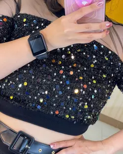 شومیز مجلسی پولک دار