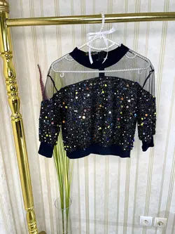 شومیز مجلسی پولک دار