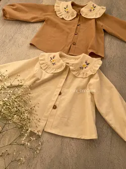 شومیز یقه گلدوزی