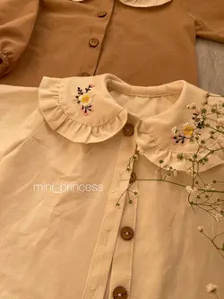 شومیز یقه گلدوزی