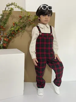 پیراهن و بیلر چهارخونه