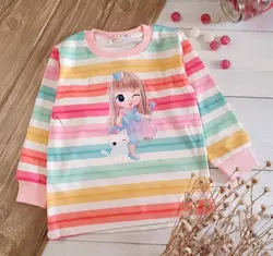 بلوز رنگین کمان شلوار مام فیت