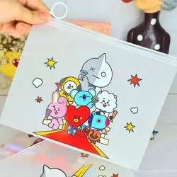 پوشه زیپ دار bt21کد 019