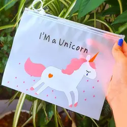 پوشه زیپ دار یونیکورن کد 018