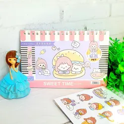 دفترچه استیکری دختر همبرگر