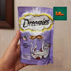 تشویقی دیریمز مغزدار مخصوص گربه با طعم اردک