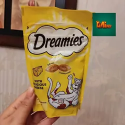 تشویقی دیریمز مغزدار مخصوص گربه با طعم پنیری