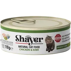 کنسرو گربه شایر با طعم مرغ و کیوی (ارگانیک) 110 گرم Chicken & Kiwi