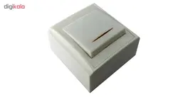 کلید تک پل روکار مدل صدف