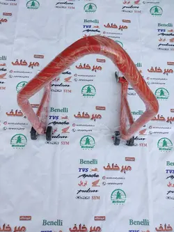 استند چرخ دار (جک) چرخ عقب انواع موتورسیکلت قرمز