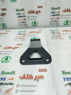براکت اهنی (فلزی) (پلیت) پایه بلوری چراغ جلو موتور بنلی 150 قدیم اصلی
