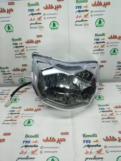 بلوری کامل چراغ جلو موتور tvs راکس و نئو هندی