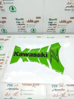 پد (برچسب) ارم روی باک کاوازاکی z زد سبز ساده