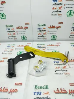 پدال دنده اسپرت رنتال cnc قابل تنظیم انواع موتورسیکلت زرد طلایی