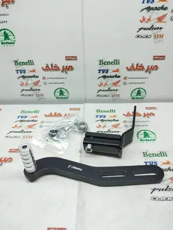 پدال دنده اسپرت رنتال cnc قابل تنظیم انواع موتورسیکلت مشکی