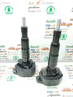 پروتکشن (محافظ) بغل شاسی بلند چکشی انواع موتورسیکلت (ارتفاع 20 سانتی متر) مشکی (جفتی)