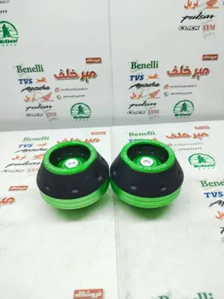 پروتکشن (محافظ) چرخ عقب و جلو اسپرت رنتال انواع موتورسیکلت ته بسته سبز (جفتی)