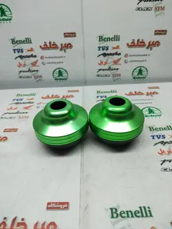 پروتکشن (محافظ) چرخ عقب و جلو اسپرت رنتال انواع موتورسیکلت ته بسته سبز (جفتی)