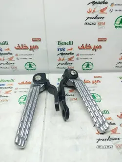 جا پایه عقب همراه براکت موتور یاماها طرح ایروکس nvx بلند نقره ای