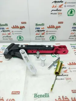 جک بغل اسپرت رنتال cnc قابل تنظیم انواع موتورسیکلت قرمز