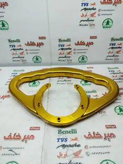 دستگیره (محافظ) باک اسپرت cnc رنتال قهرمانی انواع موتور بنلی و یاماها زرد طلایی