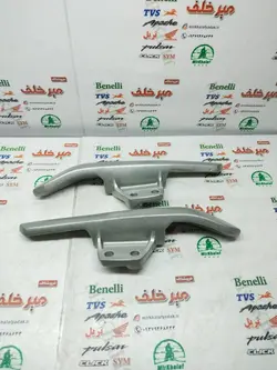 دستگیره زین موتور پالس 180 200 220 ug4 نقره ای (جفتی)