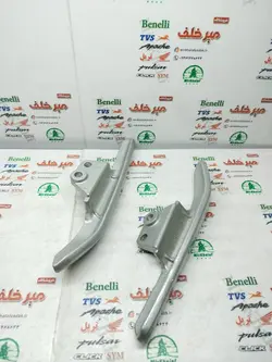 دستگیره زین موتور پالس 180 200 220 ug4 نقره ای (جفتی)
