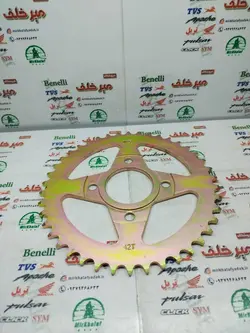 دنده (طبق) خورشیدی زنجیر چرخ عقب موتور تریل روان جدید 4 پیچ بزرگ (سایز 520)