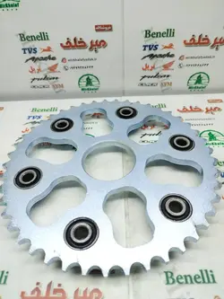 دنده (طبق) خورشیدی زنجیر چرخ عقب موتور تریل فلات طرح ktm کی تی ام (سایز 428)