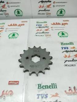 دنده (طبق) زنجیر جلو موتور تریل گلد رادیسون و gy جی وای و هوندا (16 دندانه)